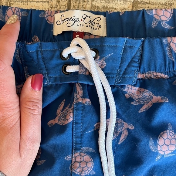 SOVEREIGN CODE Men’s swim trunks Sea turtles Lined - Picture 2 of 4